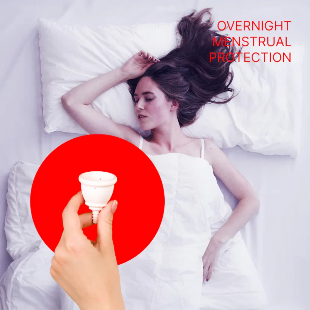 sleep with menstrual cup